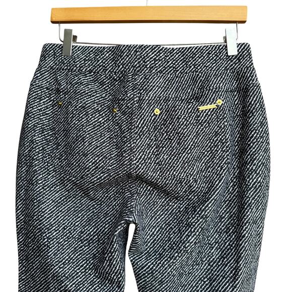 MICHAEL Kors M Short Black White Jeggings Skinny Pull On - Picture 6 of 9